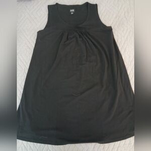 Eileen Fisher Classic Black Tank Dress Sz S EUC